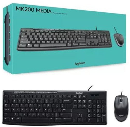 Teclado Logitech MK200 Media-Español